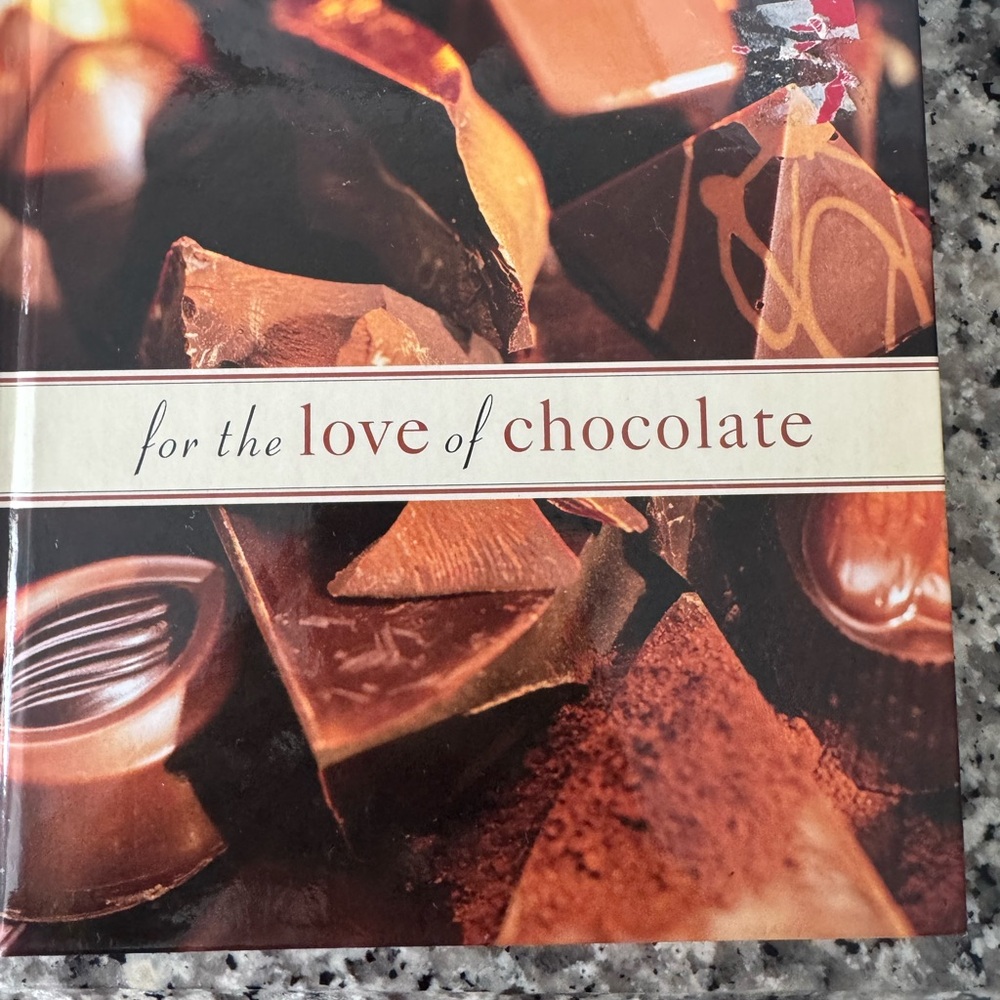 Hallmark Chocolate-Themed Gift Book with Brown and Cream Cover